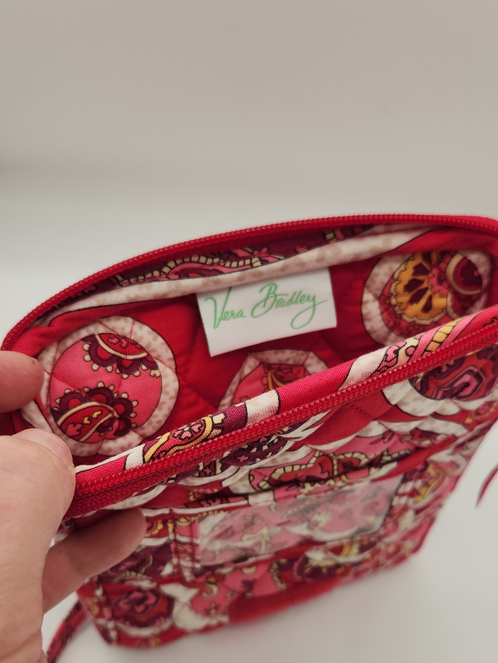 Vera Bradley Rosy Posies Mini Hipster Crossbody Small Purse - Picture 4 of 8